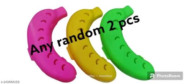 Banana Shape Lunch Box for Kids, Assorted, Pack of 2