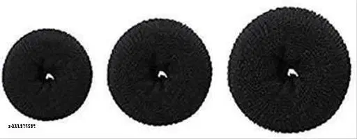 Hair Bun Extension for Women, Pack of 3 (Gold)