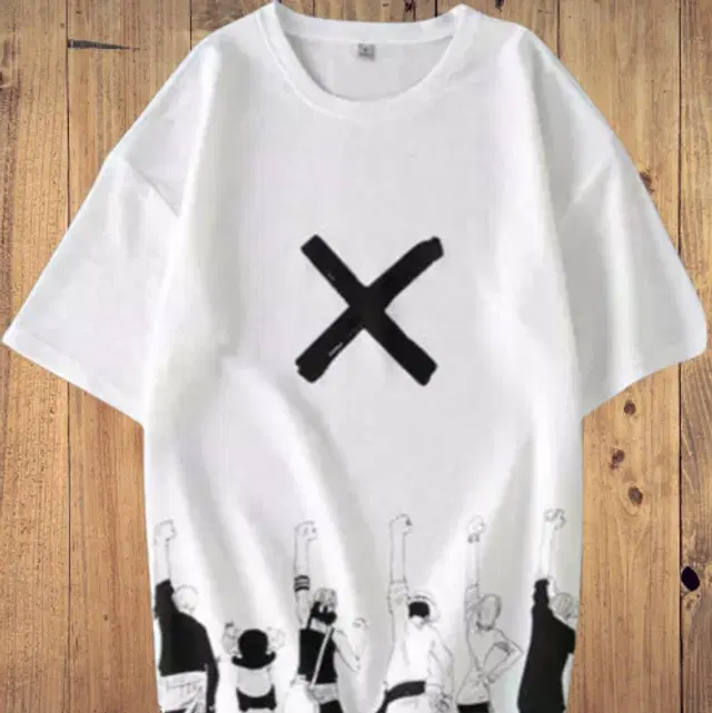 Half Sleeves Printed Round Neck Oversize T-Shirt for Men (White, M)