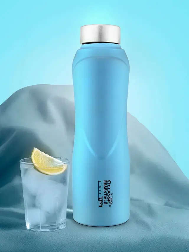 Stainless Steel Water Bottles, Sky Blue, 1000 ml