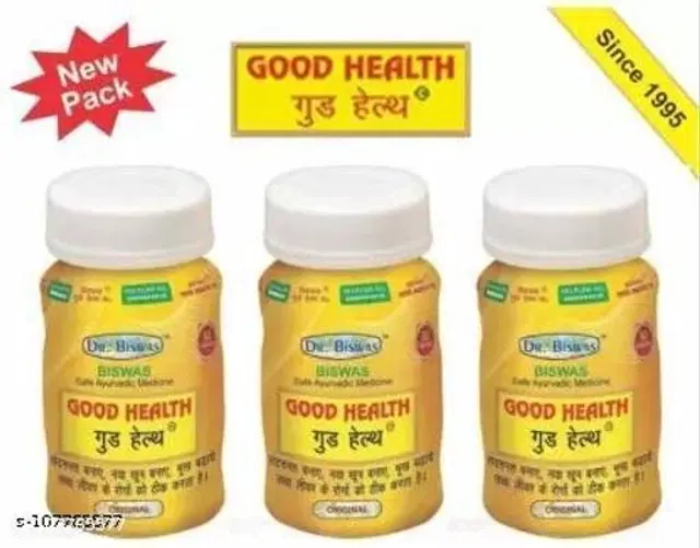 Dr. Biswas Good Health Ayurvedic Capsule Original Pack Of 3, Pack Of 3