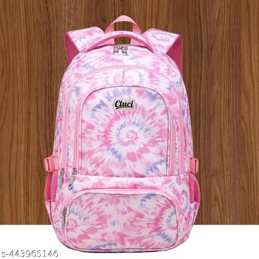 Canvas Backpack Bag, Pink