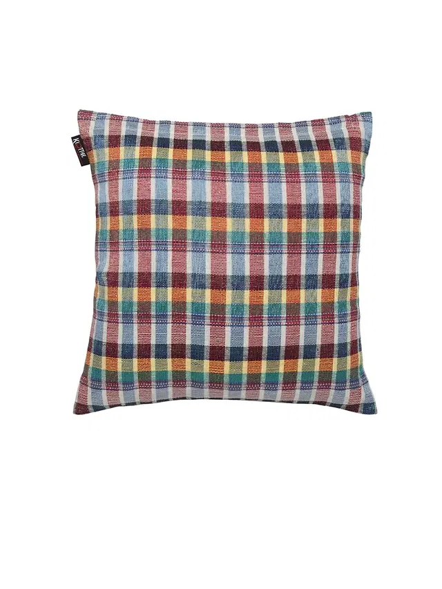 Cotton Cushion Cover, Multicolor, 16x16 inches