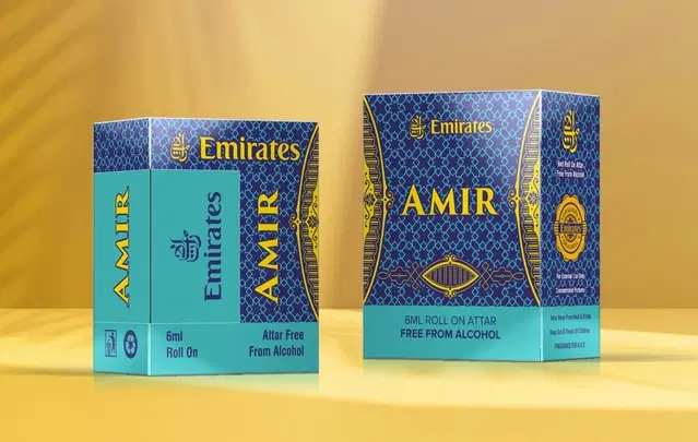 Emirates Amir Alcohol Free Roll On Ittar for Men & Women, 6 ml