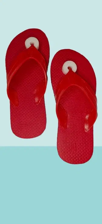 Flipflops for Men (Red, 5)