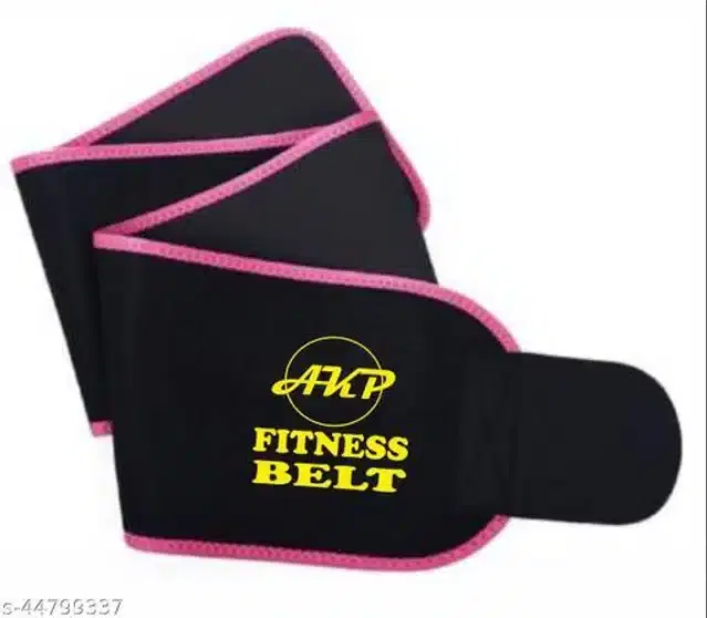 Sweat Belt for Unisex, Black & Pink, Free Size