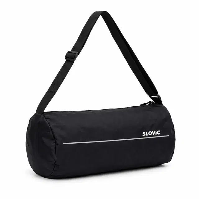 Slovic Basic Gym Bag, Black And White, 17 L