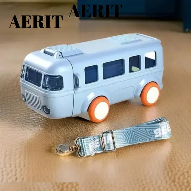 Plastic Bus Shape Sipper Bottle for Kids, Multicolor (1000 ml)