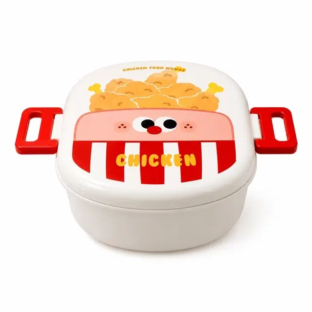 Chicken Lunch Box with Spoons