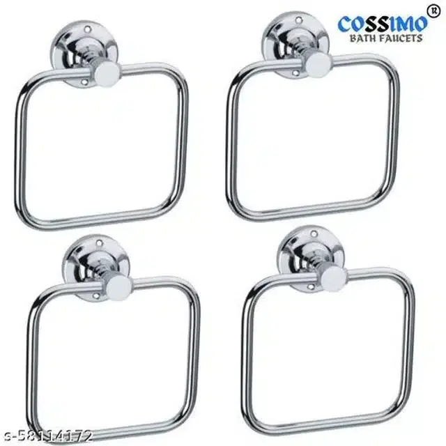 Bathroom Tap, Silver, Pack Of 4