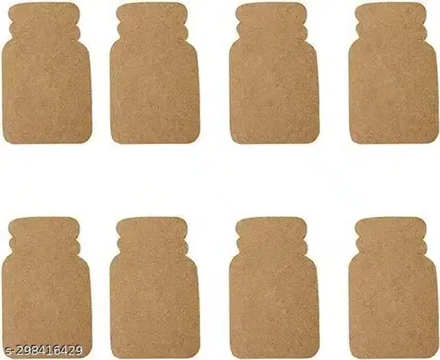 Wooden Tea Coaster, Brown, Pack of 8