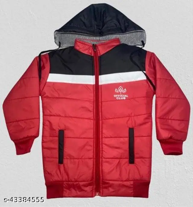 Polyester Jacket for Boys (Multicolor, 0-6 Months)