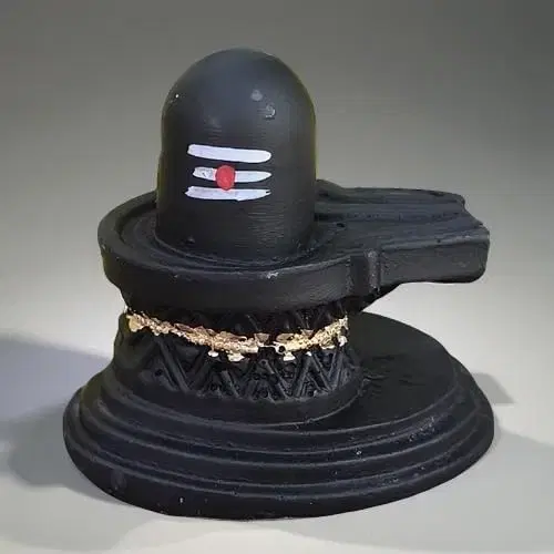 Black Shivling Idol Murti forHome Puja, & Car Dashboard