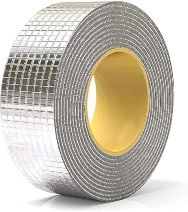 Aluminium Single Sided Self Adhesive Tape, Silver, 5 m