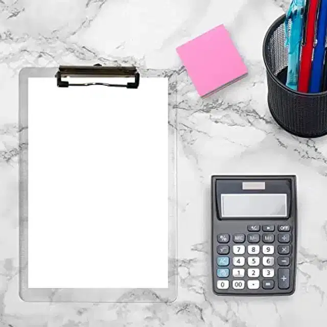 Writing Pad, Transparent, 16.5x23.4 Inches