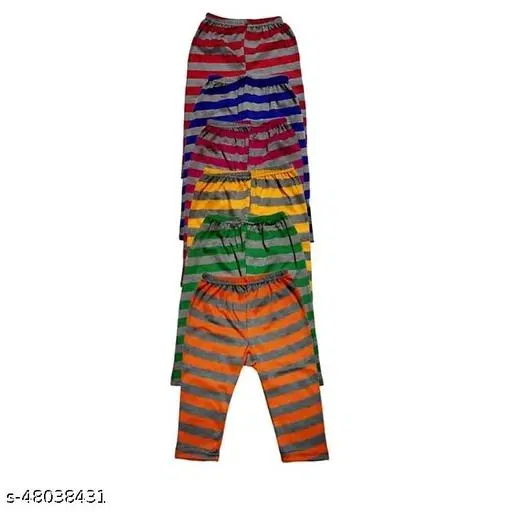Woolen Thermal Bottomwear for Kids, Pack of 6 (Multicolor, 12-18 Months)