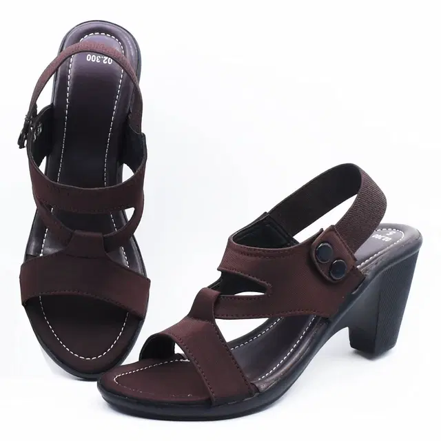 Heels for Women (Maroon, 8)