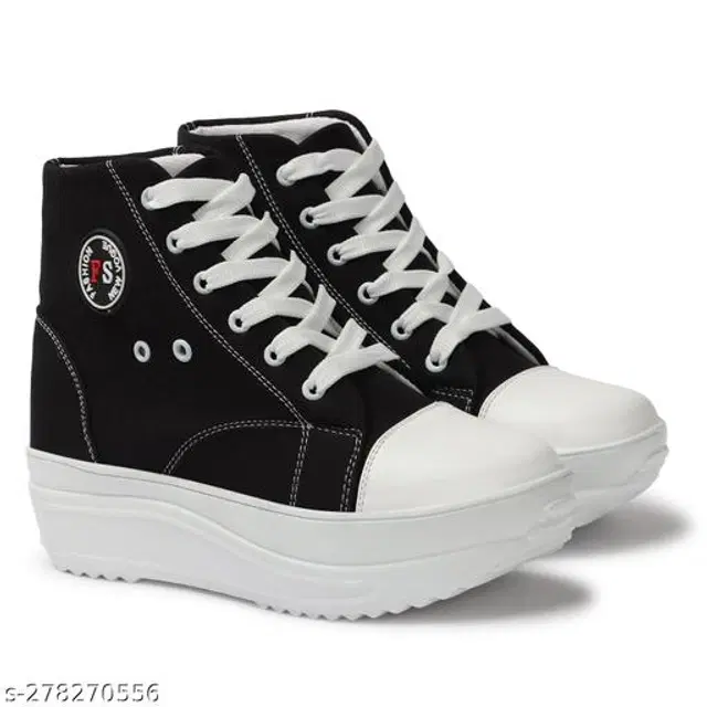 Boots for Women (Black & White, 3)