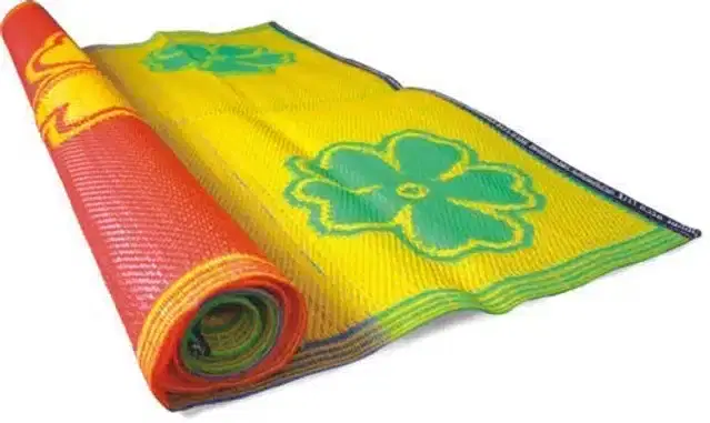 Plastic Floor Mat, Assorted, 4x6 feet