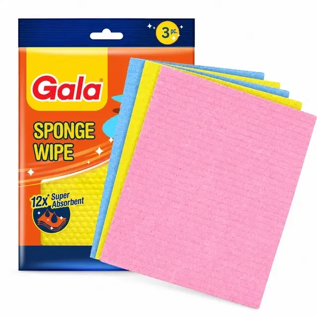 Gala Sponge Wipe for Kitchen Cleaning, pack of 3