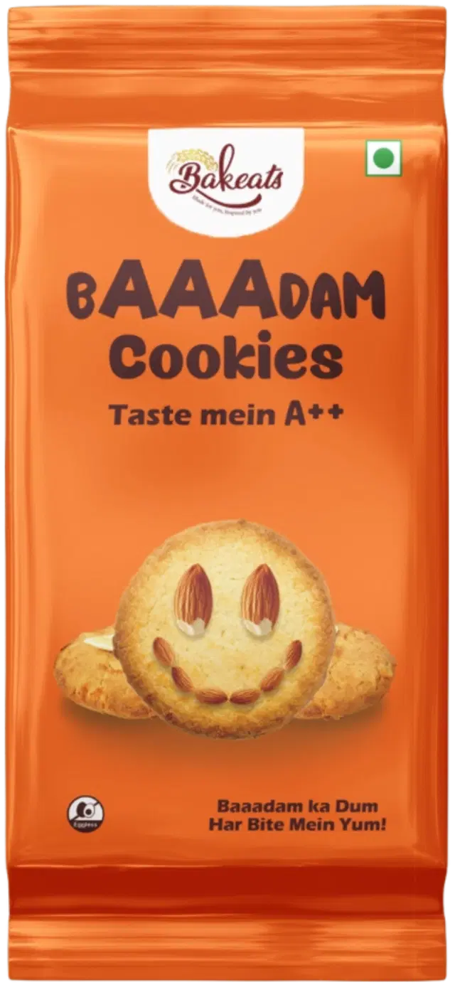 Bakeats Dry Fruit-Almond Cookies 300 g