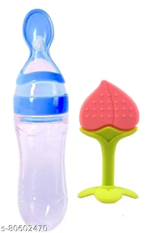 Baby Food Feeder And Silicone Teether