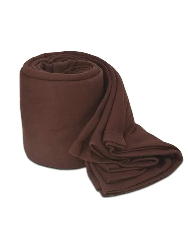 Fleece Blanket, Brown, 60x90 Inches