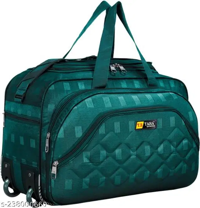 Polyester Duffel Bags, Turquoise