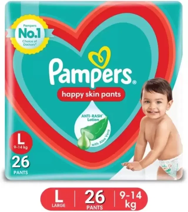 Pampers Diaper Pants - L (26 Pc)