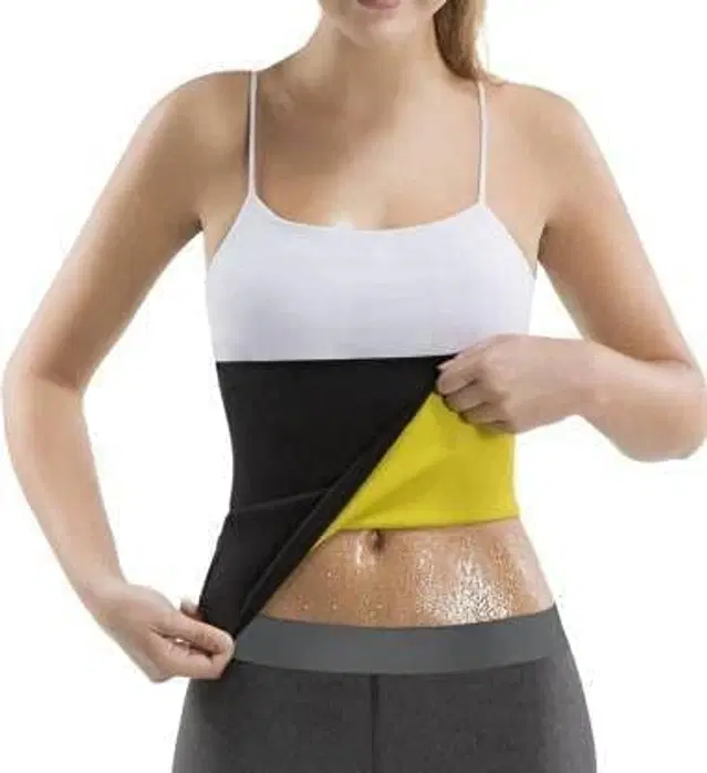 Weight Loss Sweat Belt for Men & Women, Black