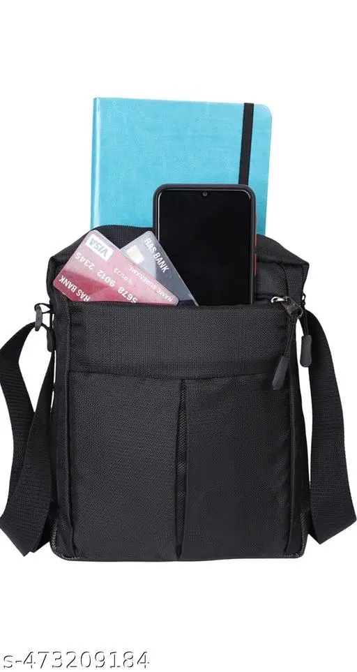 Prayer Black Men & Women Sling Bag - Medium Cross body bag-side bags Cross body side bags