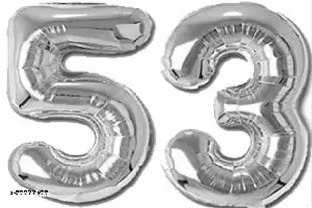 Number Foil Balloon, Assorted, Pack of 1