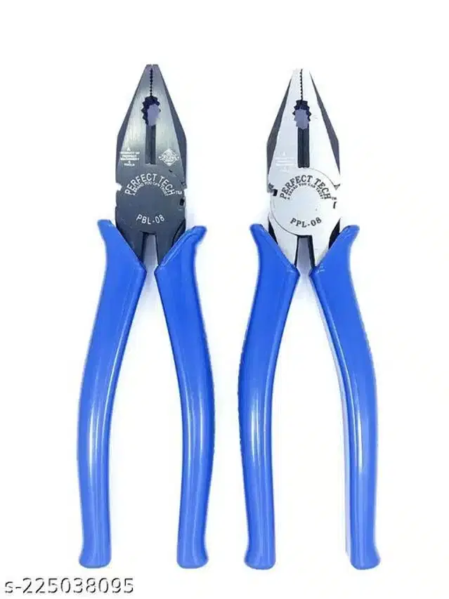 Combination Cutting Plier, Pack of 2, Blue