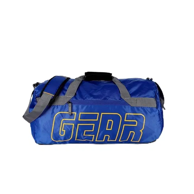 Gear Boxy, 27L Regular Hand Duffel Bag for Men & Women, Classic Blue Yellow