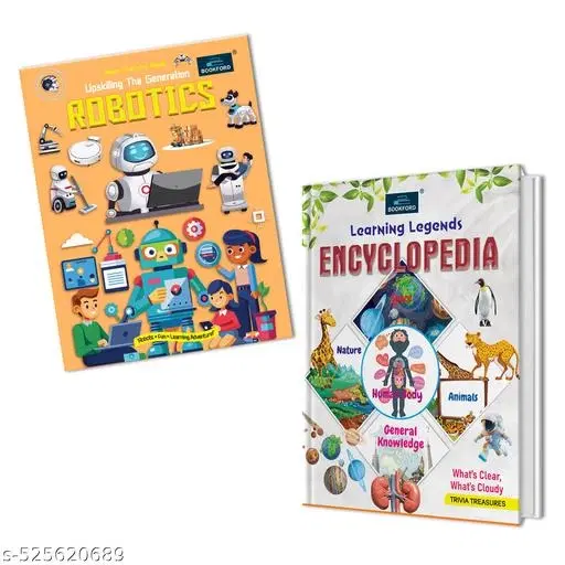 Encyclopedia + STEM Activity Book – A Fun Combo to Enhance Kids’ Skills in Science, Technology, Engineering, and Mathematics, with ann Exciting Focus on Robotics for Future Innovators!