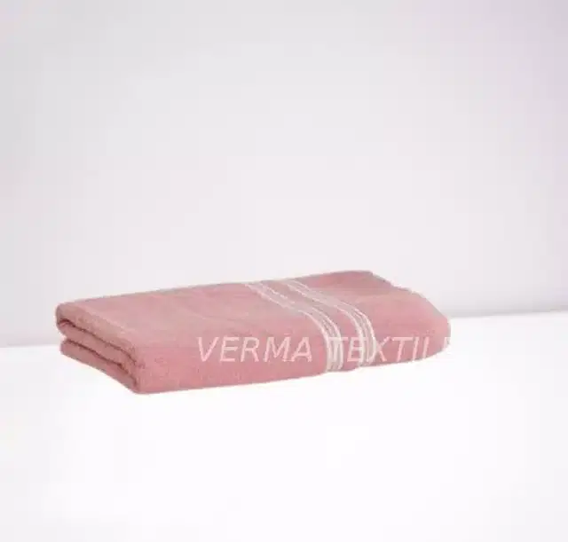 Soft Cotton Bath Towel, Pink, 27x54 inches