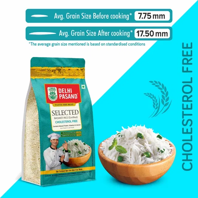 Delhi Pasand Selected Basmati Rice 5 Kg