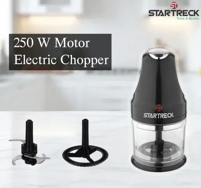 Startreck CH02 250 Watts Electric Chopper, Black