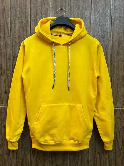 Soft Unisex Hoodies (Yellow, M) (PS-11)