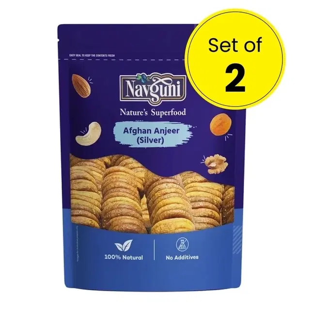 Navguni Afghan Anjeer (Silver) 2X200 g (Set of 2)