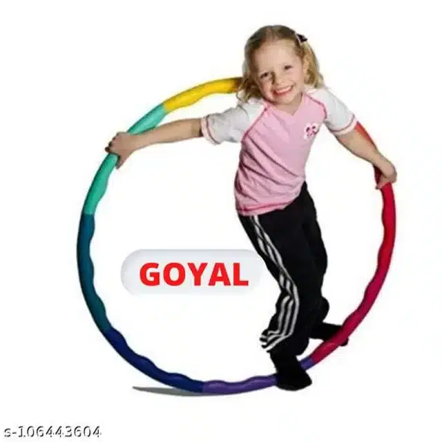 Plastic Hula Hoops, Multicolor