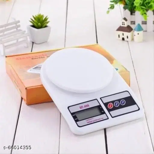 Digital Kitchen Scale, White