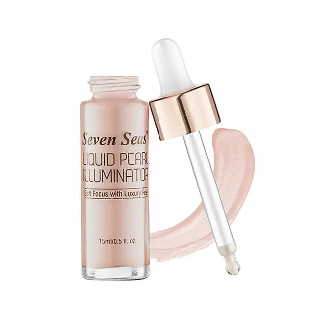 Seven Seas Liquid Pearl Illuminator Highlighter, Manhattan (15 ml)