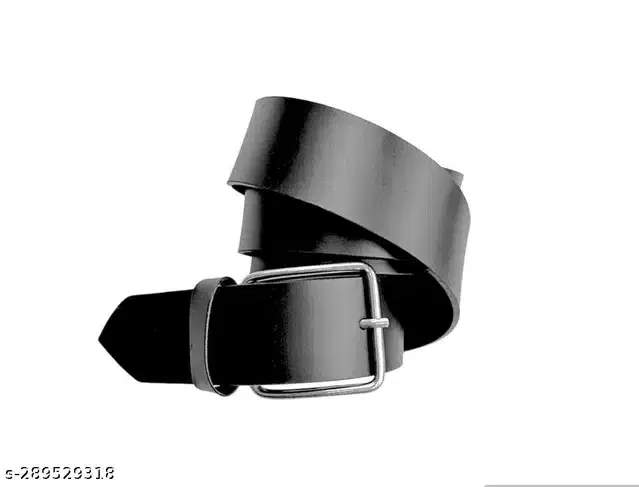 Belts for Men (Black, 34)