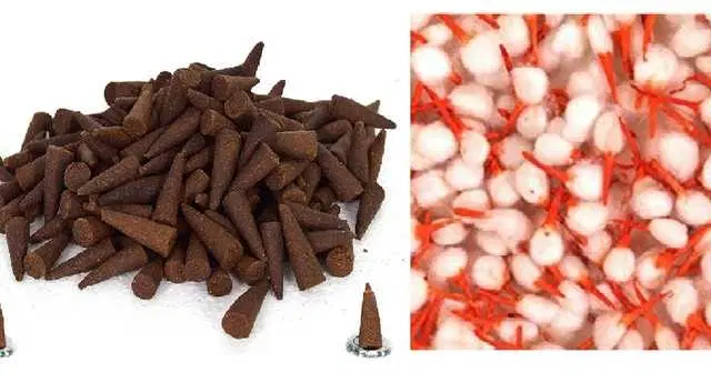 Sanctified Aromatic Dhoop Cone Incense Stick & Cotton Wicks, Set Of 30 Cones + 100 Pc, A-11