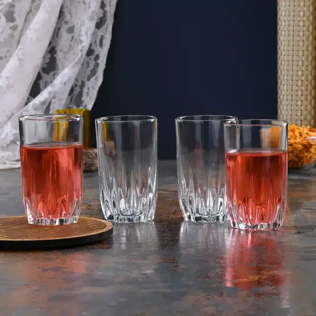 Liquor cum Cocktail Glasses, Transparent, 250 ml, Pack of 4