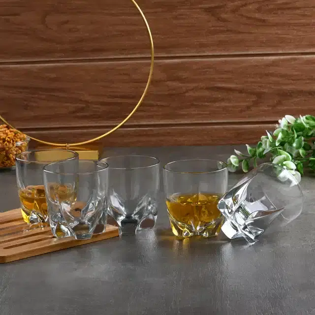 Liquor cum Cocktail Glasses, Transparent, 250 ml, Pack of 5