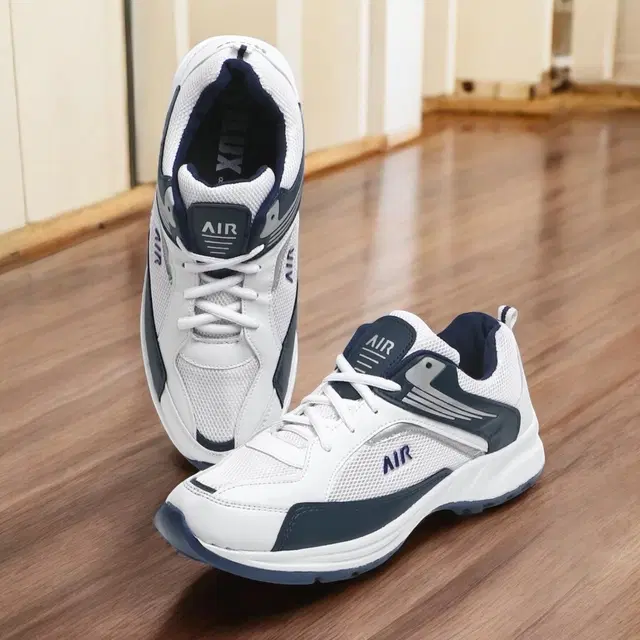 Casual Shoes for Men (Black & White, 6)