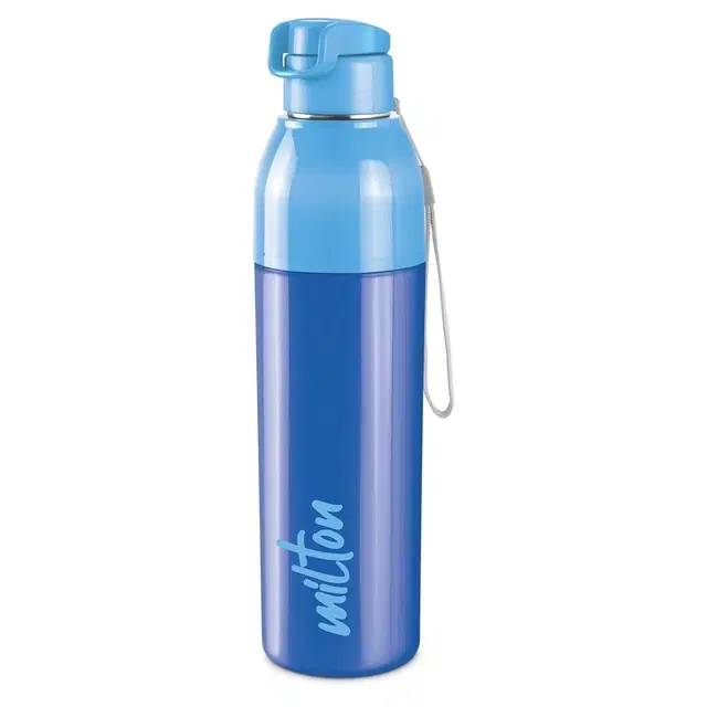 Milton Water Bottle Steel Convey 900 PU Insulated, Inner Stainless Steel Bottle, 630 ml, Leak Proof, BPA Free, Ideal for Home, Office, Gym, Travelling, Sky Blue