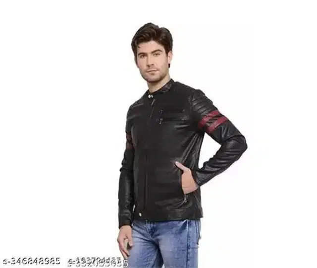 Full Sleeves Jacket for Men (Black, S)